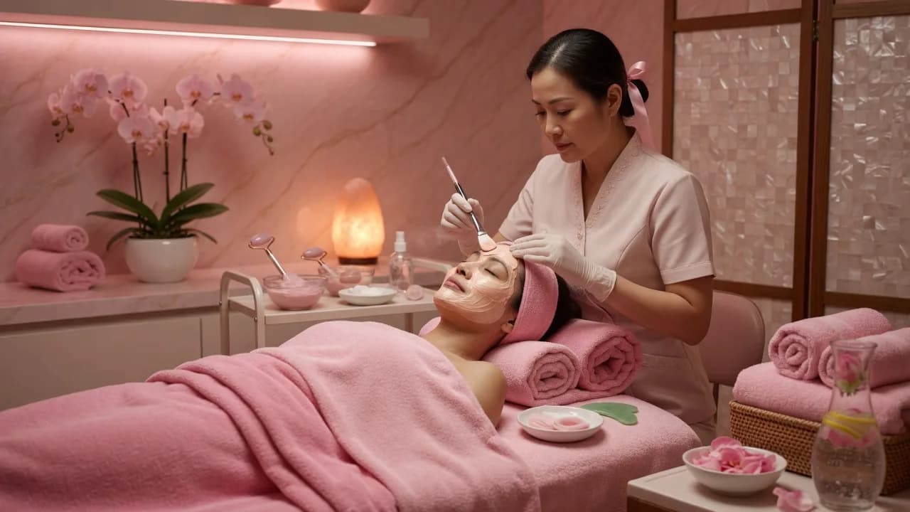 Phòng liệu trình spa chăm sóc khách