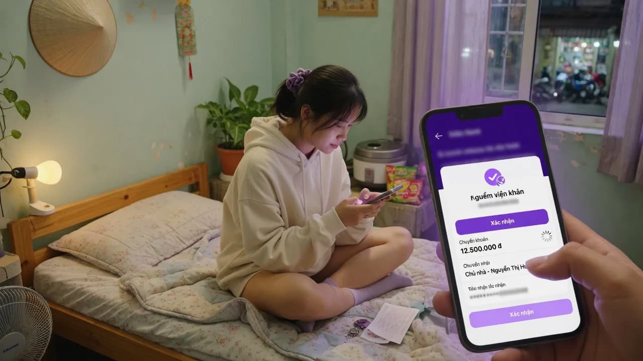 Thanh toán hóa đơn phòng trọ