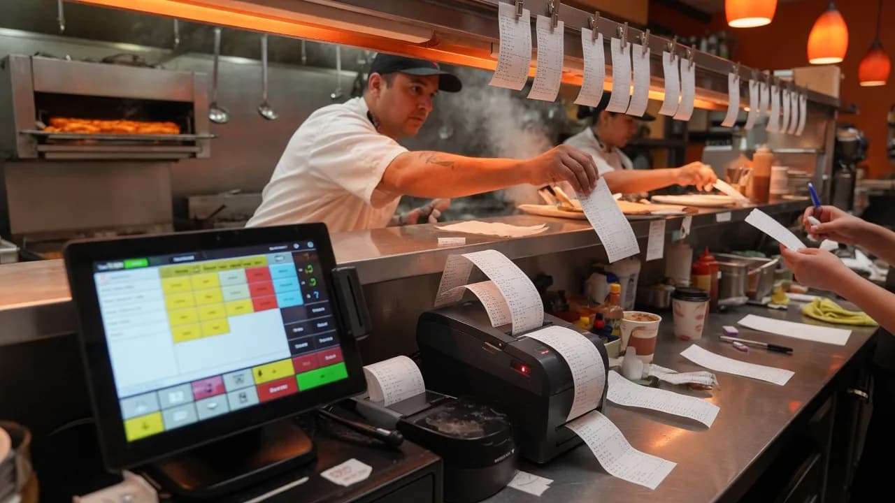 Bếp nhận order từ Corder