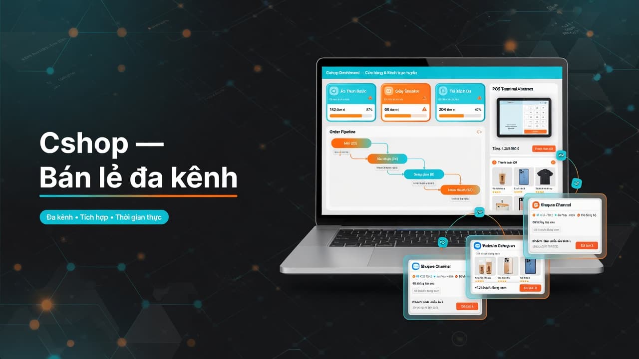 Cshop — bán lẻ omnichannel và Zalo Mini App CDUDU