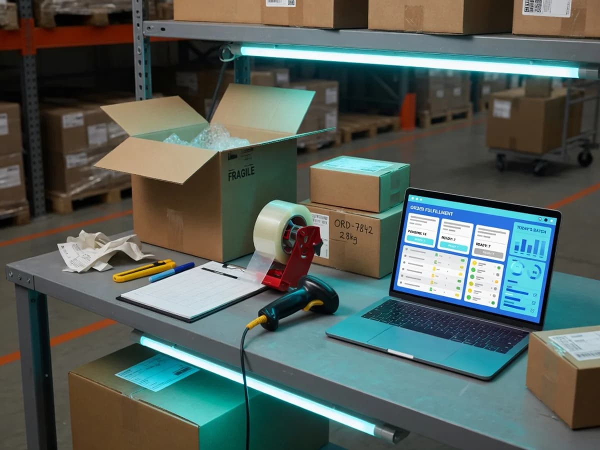 Dashboard Cshop xử lý đơn và kho