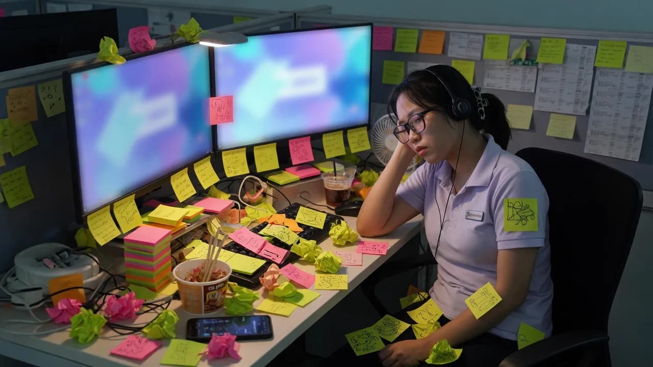 IT support ngộp ticket