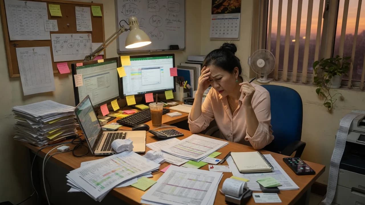 Chủ DN ngộp Excel và giấy tờ