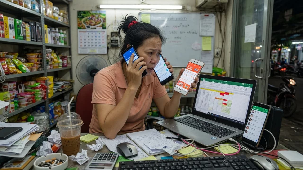 Chủ shop loạn chat đơn đa kênh