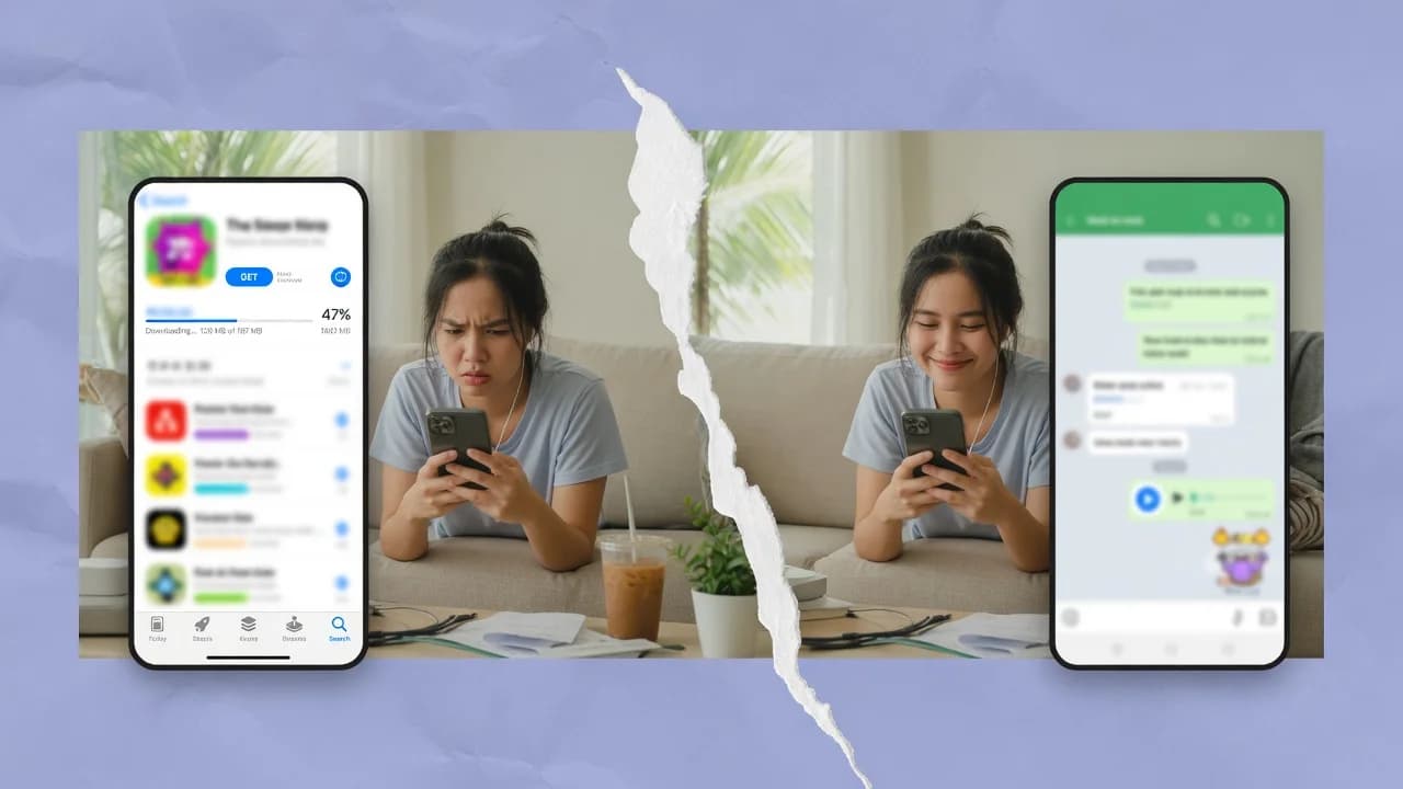 Khách ngại tải app native