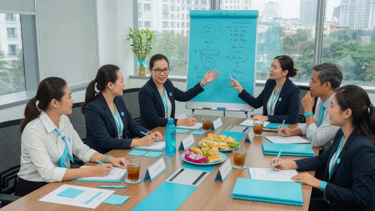 Team thiết lập Zalo Official Account brand