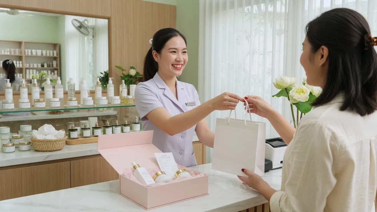 Team CSKH phục vụ khách qua OA