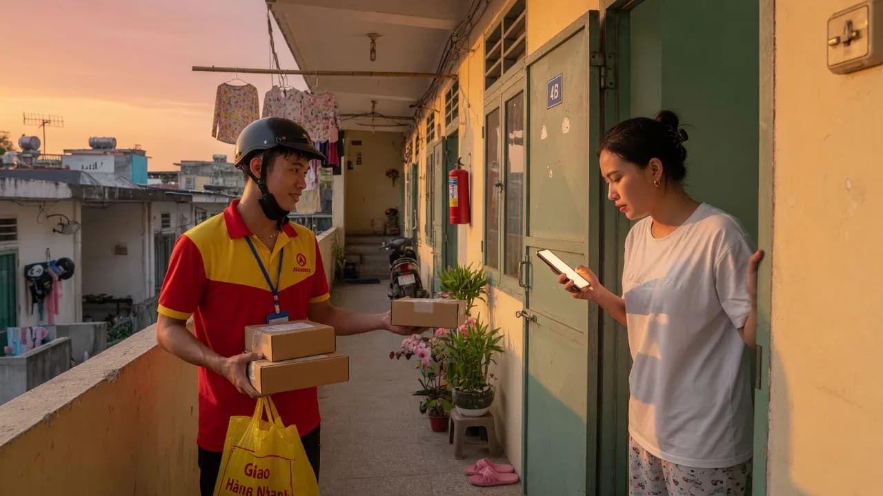 Khách nhận cập nhật đơn qua điện thoại