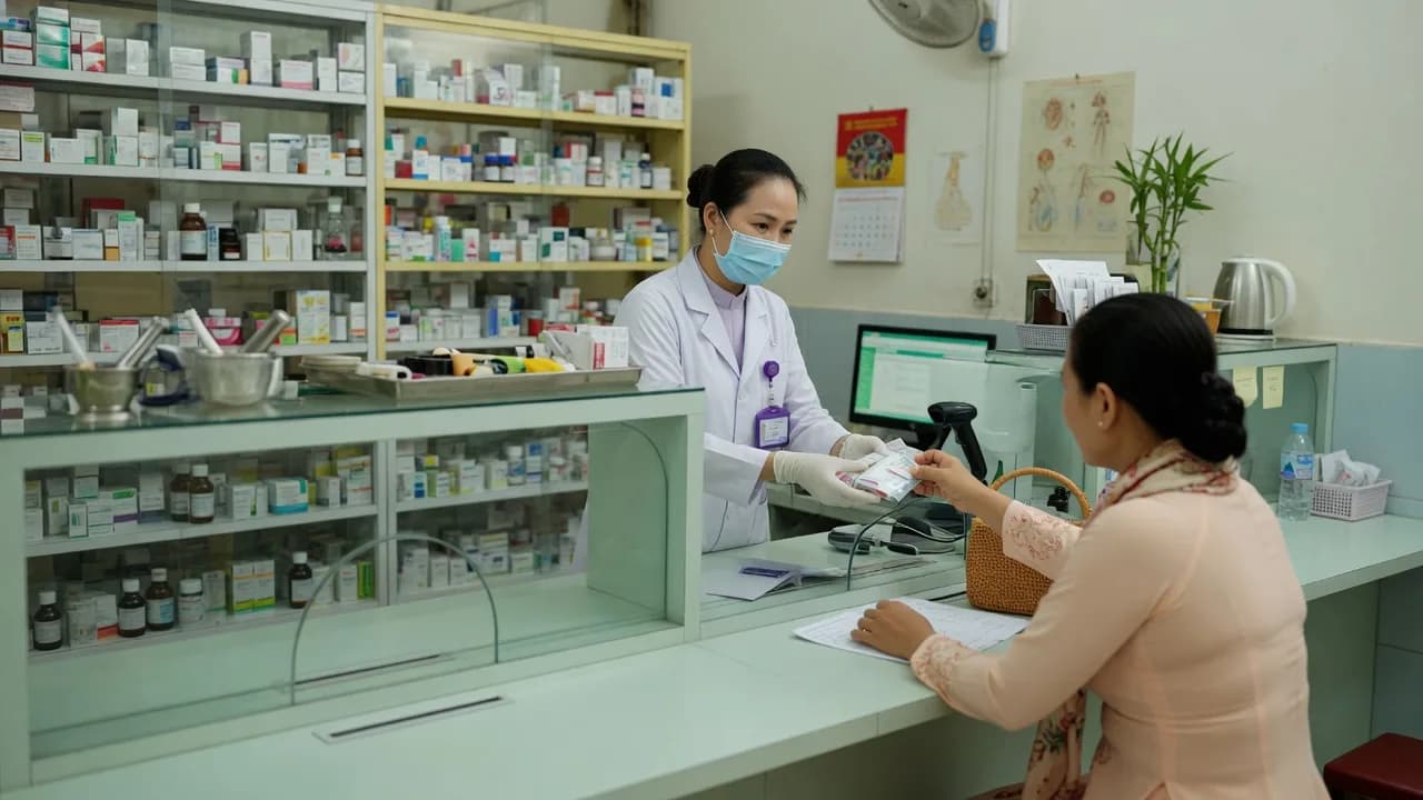 Phòng khám có quầy thuốc