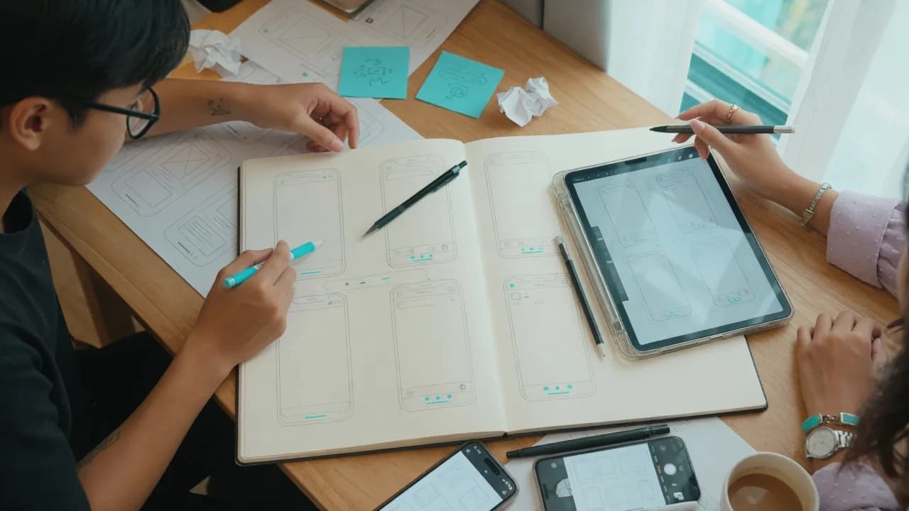 Thiết kế UX UI mobile app