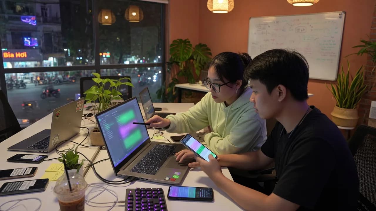 Đội ngũ lập trình mobile app