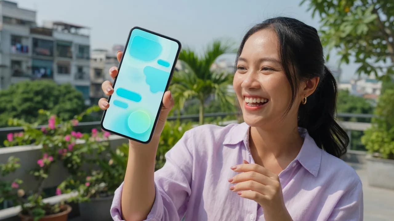 Người dùng hài lòng với mobile app mượt
