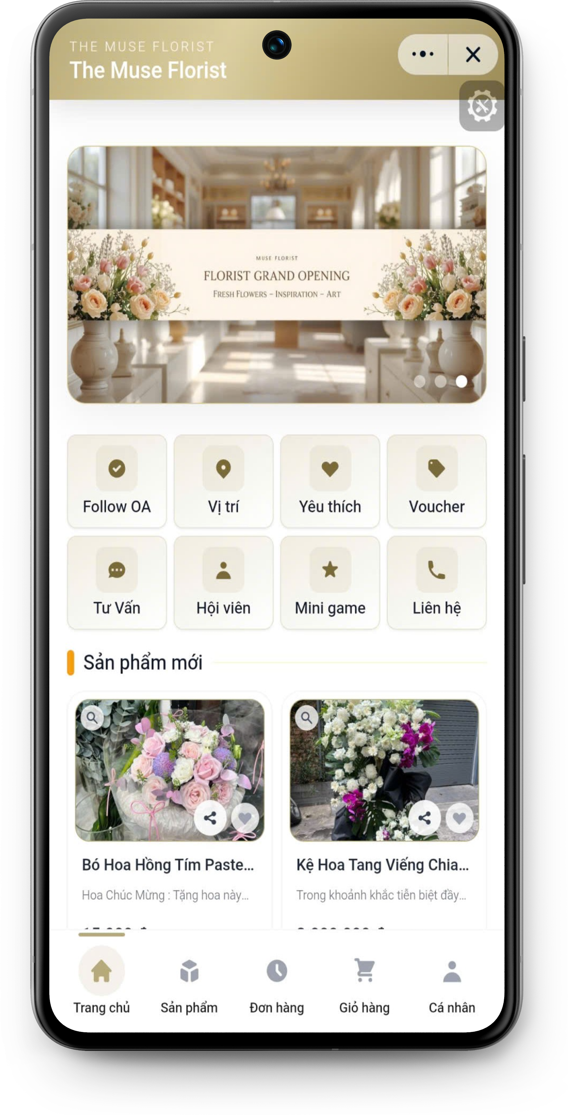 Shop hoa The Muse Florist